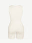 Wholesale🌿 Eco-friendly Seamless Square Neck Waist and Belly Shaping Jumpsuit