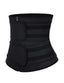 Wholesale Exquisitely 7 Steel Boned See Through Black 2 Belts Waist Cincher Large Size Latex