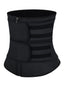 Wholesale Kinetic Black 7 Steel Bones Waist Cincher Double Belts Firm Control