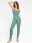 Front Zipper Sports Sauna Jumpsuit