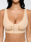 Front Closure Post-Surgery Adjustable Bra with Triple Hooks - IN STOCK
