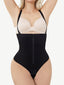 High-Waist Bodysuit Thong Panty Shapewear with Straps
