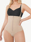 High-Waist Bodysuit Thong Panty Shapewear with Straps