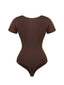 Wholesale Seamless One-Piece Short-Sleeved Thong Bodysuit