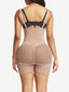 Wholesale Strengthen Black High Waisted Shapewear With Bra Clips Tight Fit