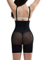 Wholesale Strengthen Black High Waisted Shapewear With Bra Clips Tight Fit