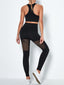 Wholesale Red Removable Cups Ankle-Length Yoga Suit Casual Clothes