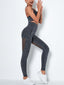 Wholesale Red Removable Cups Ankle-Length Yoga Suit Casual Clothes