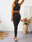 Wholesale Flawlessly Zipper Back Tank Suit High Waist Outfit