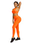 Wholesale Flawlessly Zipper Back Tank Suit High Waist Outfit