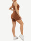 Wholesale Seamless Yogawear Suit Low Neckline Sleeveless Workout Clothes