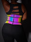 Rainbow Reflective Latex Waist Trainer Abdominal Slimmer