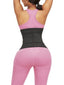 Tummy Control Black 25 Steel Bones Sticker Zip Latex Waist Trainer