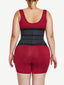 Black Plus Size Three Detachable Belts Waist Trainer Fat Burning