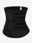 Black Sticker Latex Double-Belt Waist Trainer Curve Creator