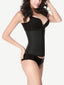 7 Steel Bones Hooks Zipper Latex Waist Cincher